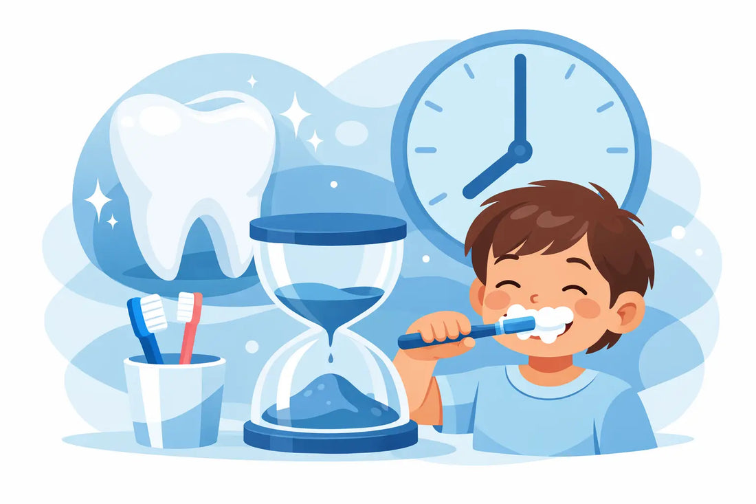 Quanto tempo devono lavare i denti i bambini?