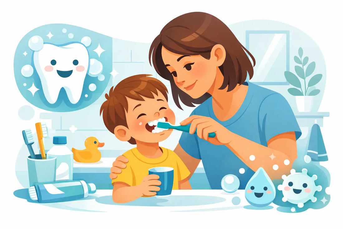 Come lavare i denti ai bambini senza capricci