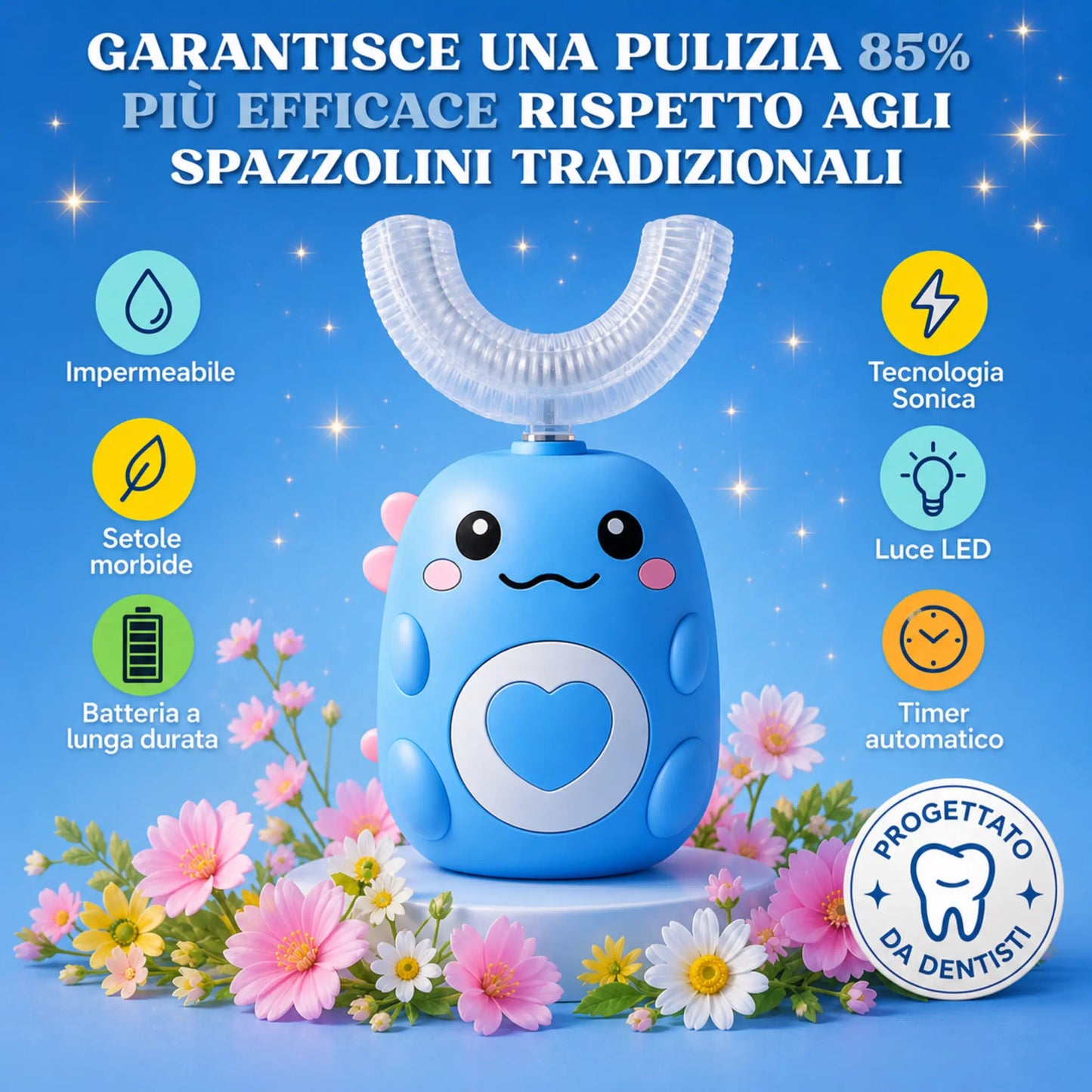 DinoBrush™ - Spazzolino elettrico per bambini