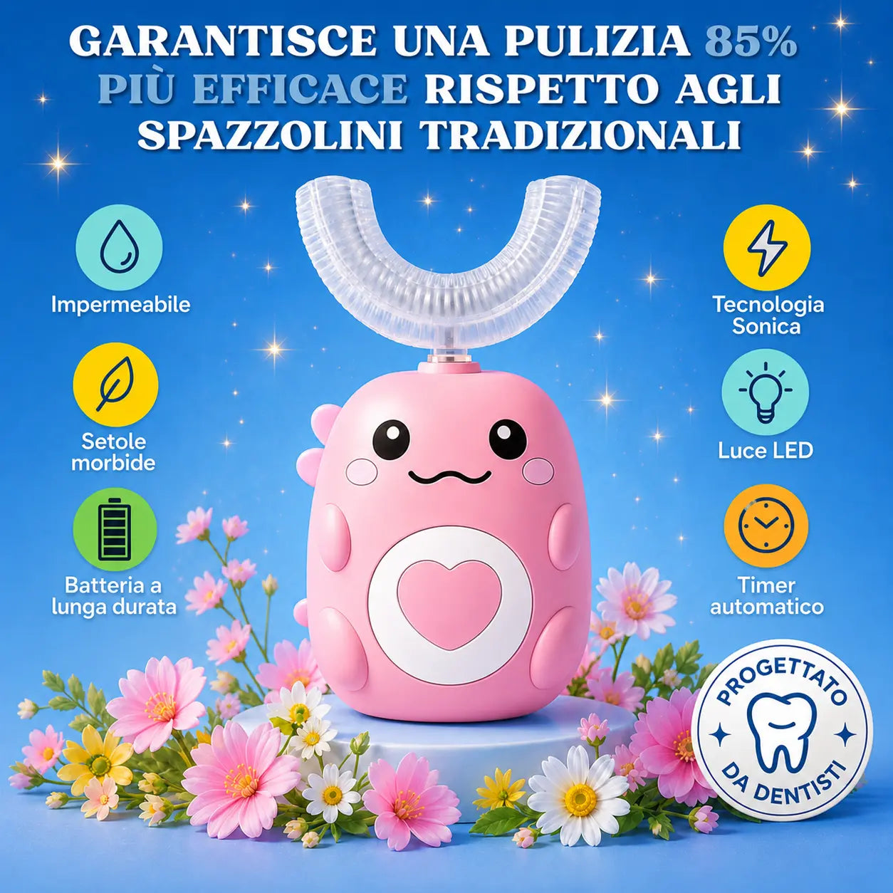 DinoBrush™ - Spazzolino elettrico per bambini