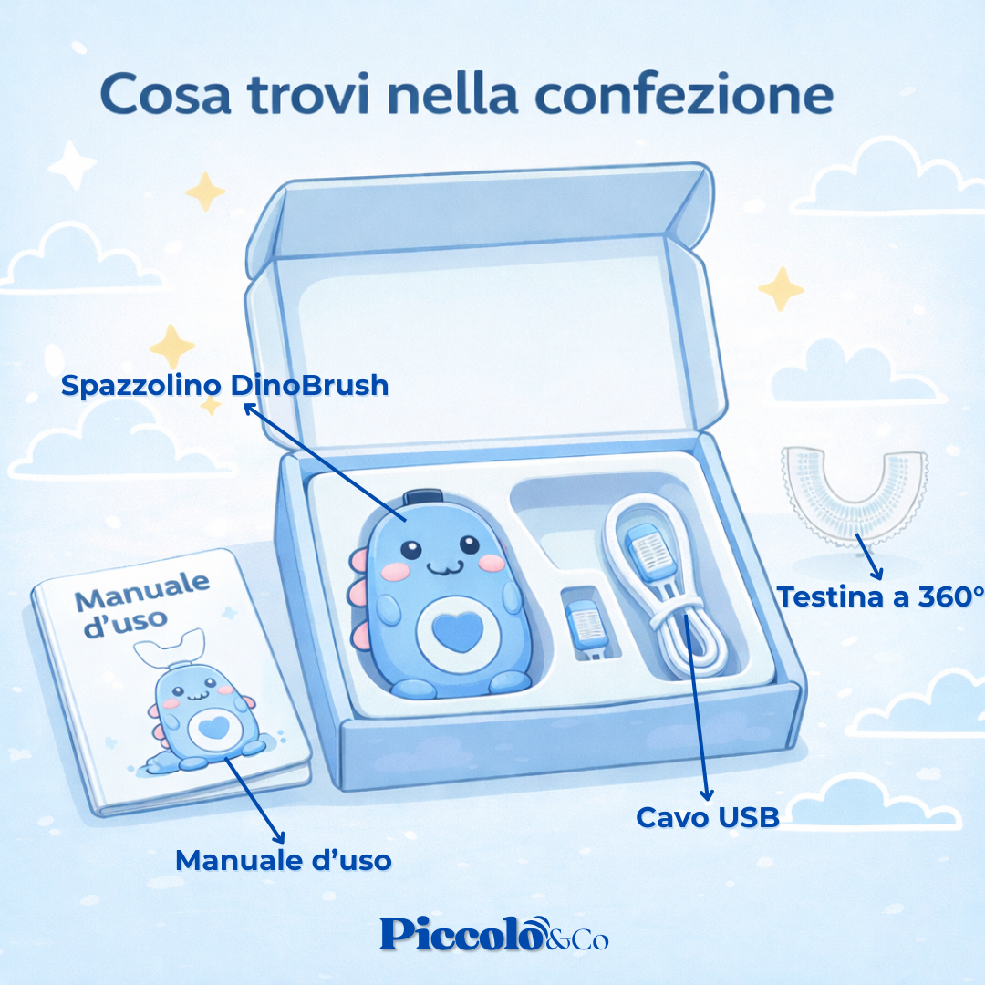 DinoBrush™ - Spazzolino da denti a 360° per bambini